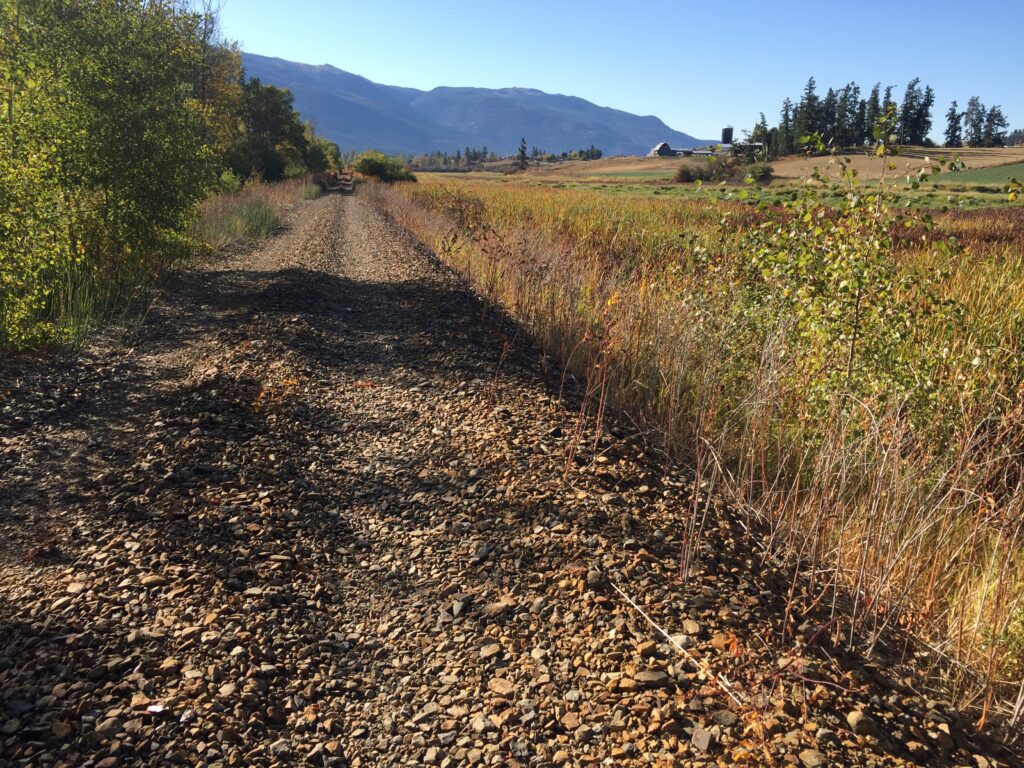 The Agricultural Land Commission gives go-ahead for rail trail between Sicamous and Armstrong (Photo Credit: The Shuswap Trail Alliance)